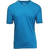Galaxy by Harvic Mens Short Sleeve V-Neck T-Shirt