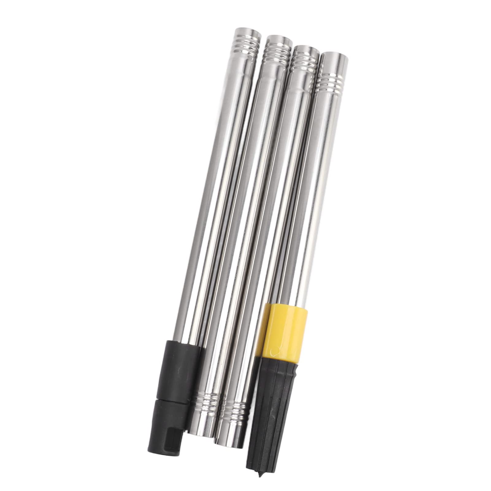 Telescopic Extension Pole Stainless Steel Lightweight Adjustable 1.15m for Painting Dusting Cleaning 4 Pack Extension Pole for Cleaning Adjustable Telescopic Pole Lightweight Stainless Steel