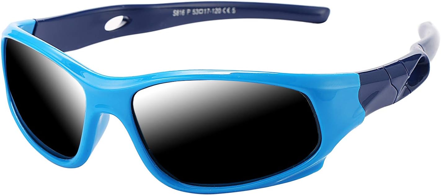 Pro Acme TR90 Unbreakable Polarized Sports Sunglasses for Kids Boys and Girls