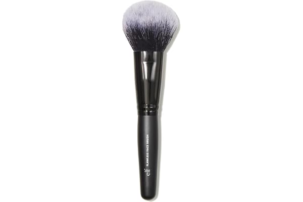 e.l.f. Flawless Face Brush, Vegan Makeup Tool, Flawlessly Contours & Defines, For Powder, Blush & Bronzer