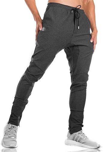 Lanceyy Pantalones De Los Hombres De Chándal De Pantalones Fitness ...