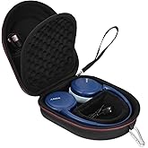 EVA Hard Case for Sony WH-CH510 WH-CH520, JBL Tune 510BT 500BT Live400BT Noise Canceling Wireless Headphones, Premium Travel Protective Carrying Storage Bag for Edifier W820NB Plus (Black)