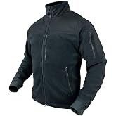 CONDOR OUTDOOR Men's Alpha Olive Drab Fleece Jacket