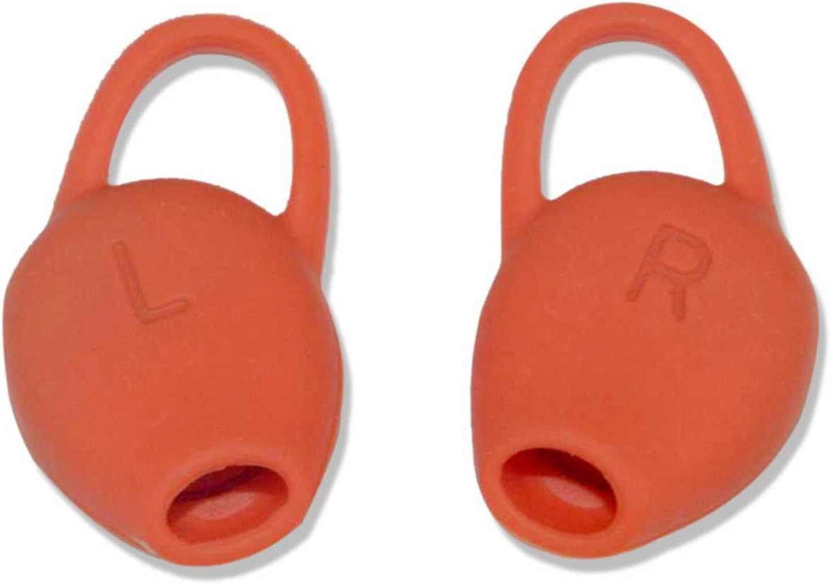 Lovinstar Replacement Earbud Spare Kit for Plantronics BackBeat Fit Bluetooth Sport Headset Headphone Ear Tip (Orange)