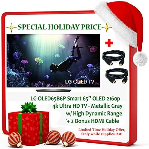 Black Friday Deal Brand New! LG OLED65B6P Smart 65" OLED 2160p 4K Ultra HD TV w/ High Dynamic Range + 2 Bonus HDMI Cables!