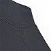 EYCE Dive & SAIL Men's 3mm Wetsuit Jacket Top Long Sleeve Neoprene Wetsuits (Black/Grey, X-Large)