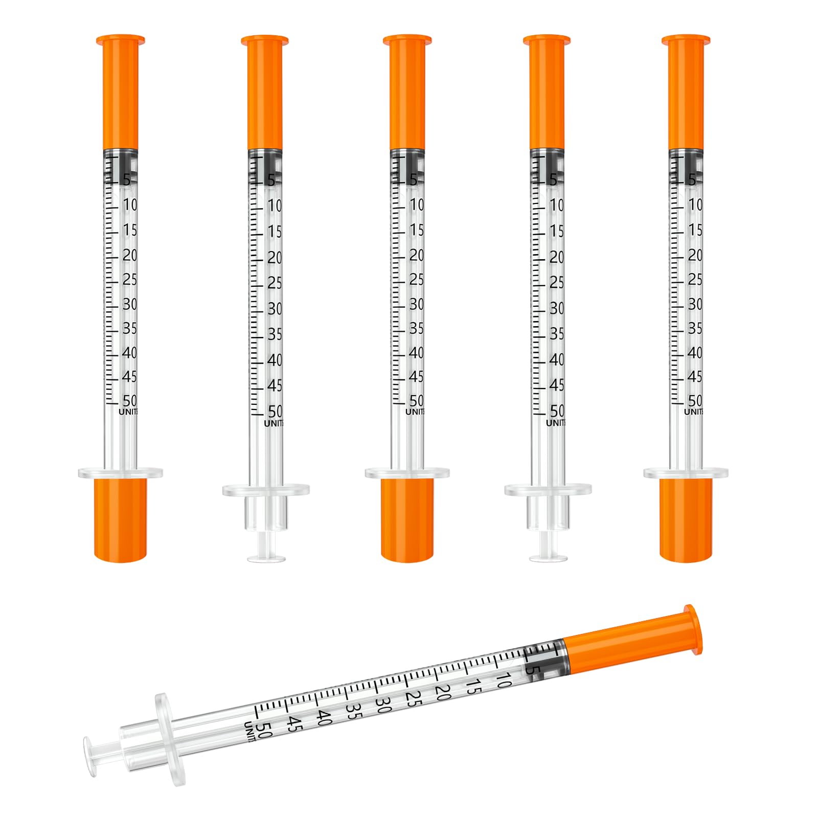 Photo 1 of 0.5mL Syringe 30G 5/16 Inch 8mm, Individually Wrapped, Pack of 100