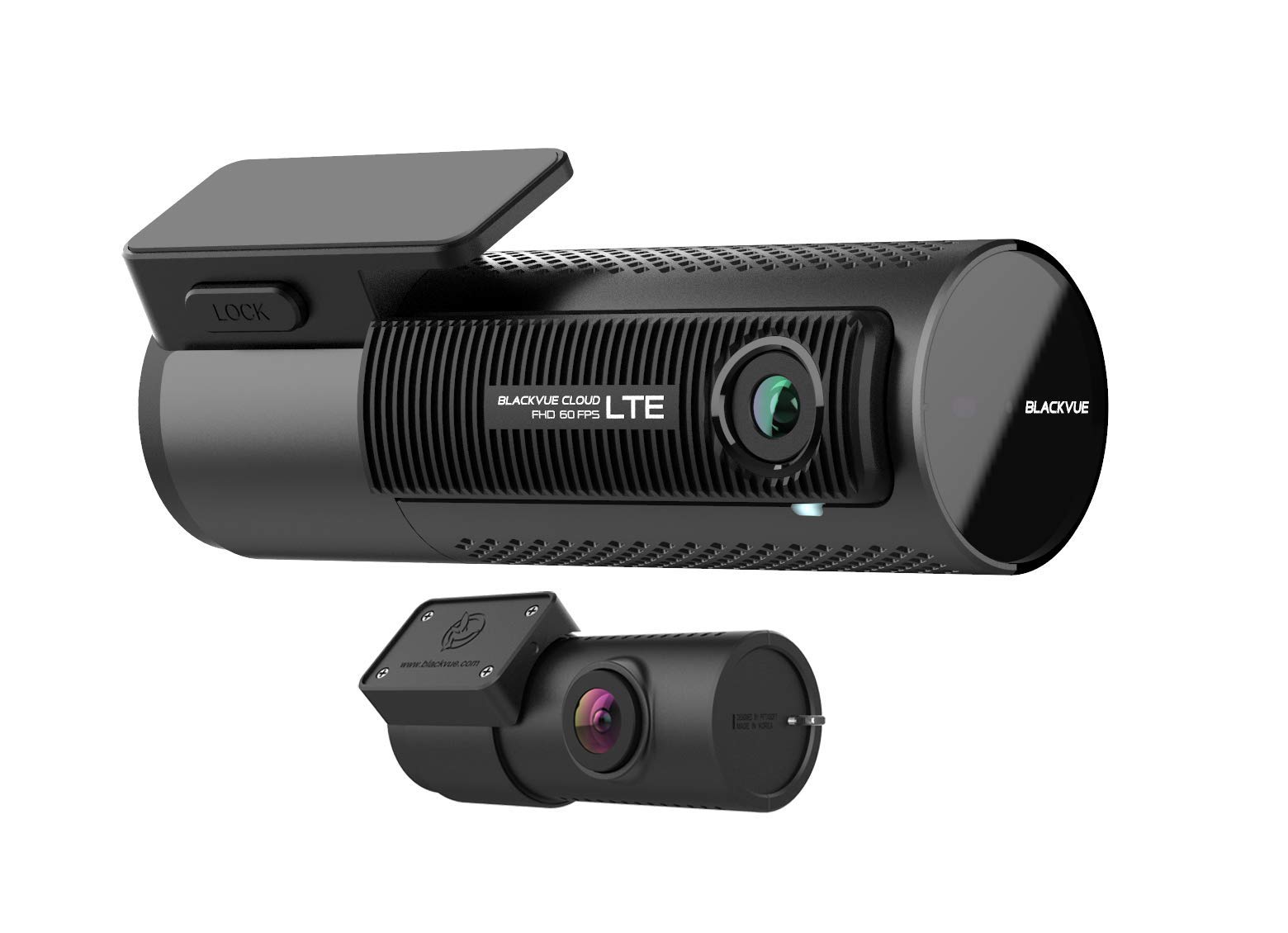 BlackVue DR750-2CH LTE (32 GB) UK Edition - 4G Cloud-Connected Front/Rear Full HD Dash Cam with 60fps Video, Wi-Fi, GPS, Bluetooth, Parking Mode and FREE Vodafone V-Sim Card