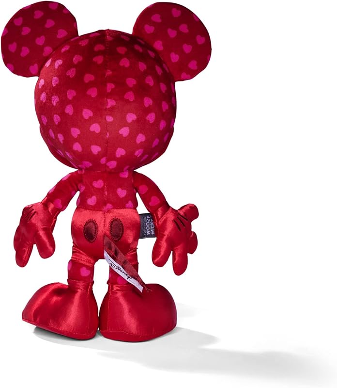 - Disney Plush Collezionabile di Mickey Mouse Love, 6315870307, edizione limitata luglio, dimensione 35 cm, con scatola da collezione, Esclusiva Amazon