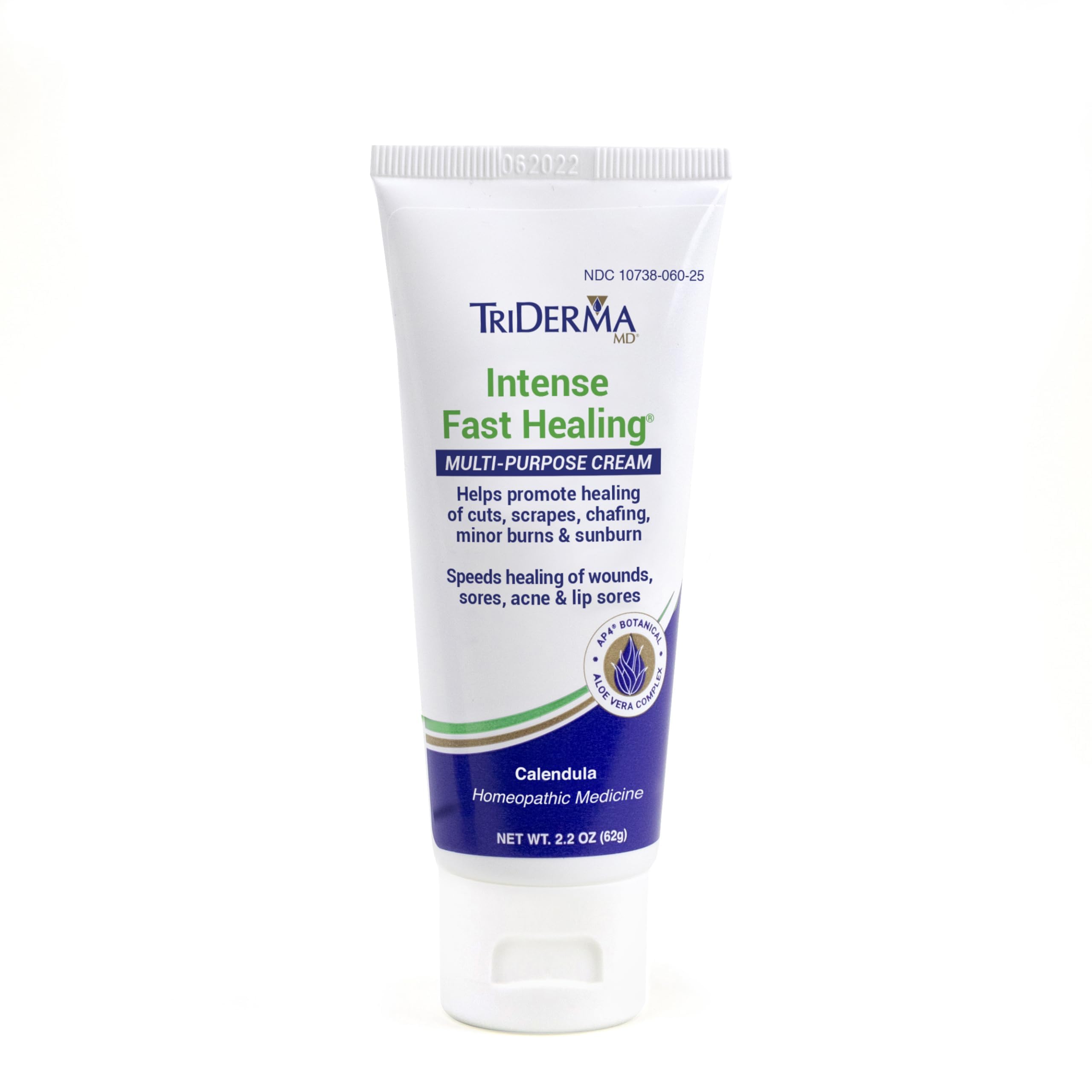TriDerma Intense Fast Skin Healing Cream for Hard-to-Heal Skin Irritations, Sores, Rashes, Dry, Cracked Hands, Cuts, Chafing, Burns, Scrapes - First Aid Kit Essential - FSA Eligible - 2.2 oz
