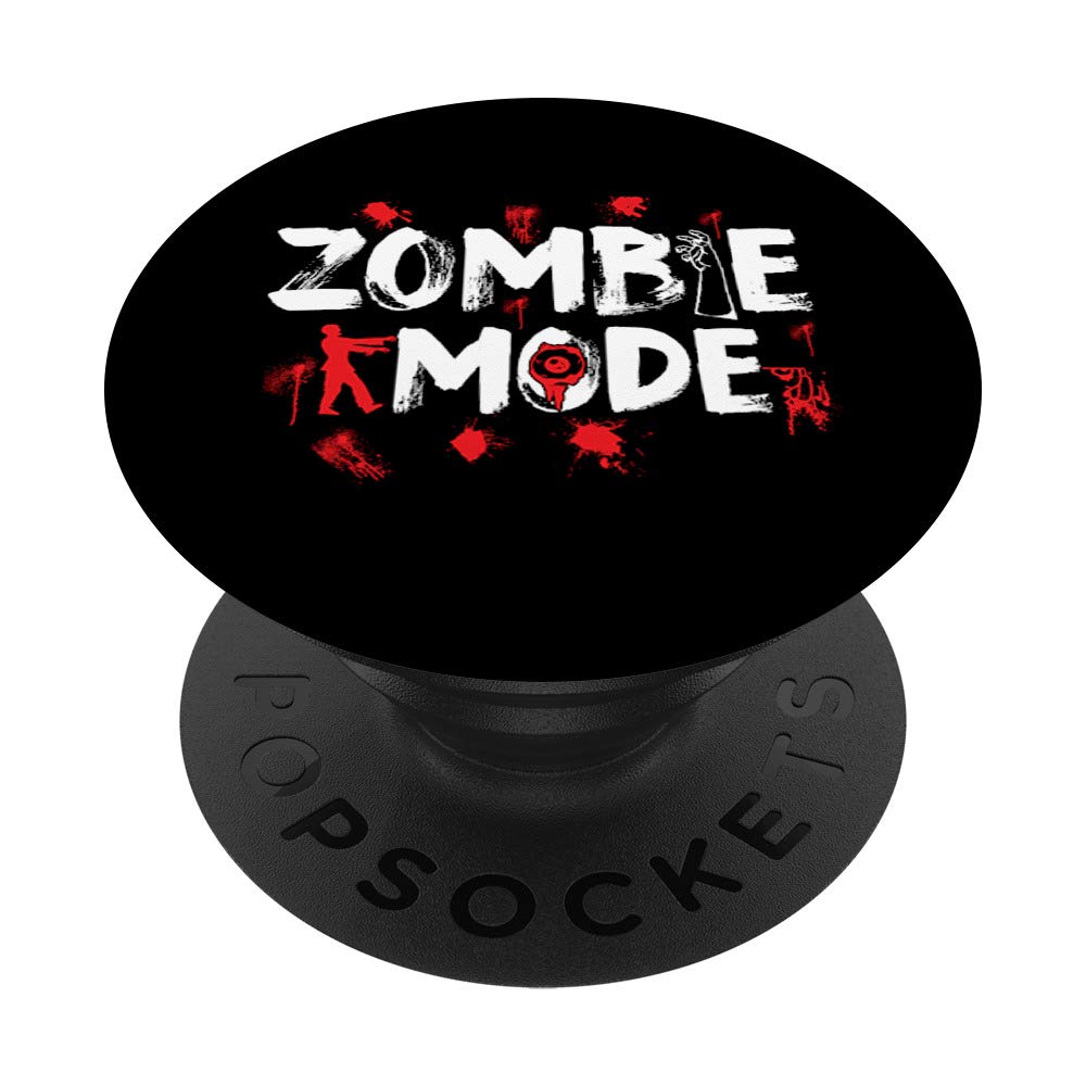 ZOMBIE MODE Halloween Turn Into a Zombie PopSockets PopGrip: Swappable Grip for Phones & Tablets