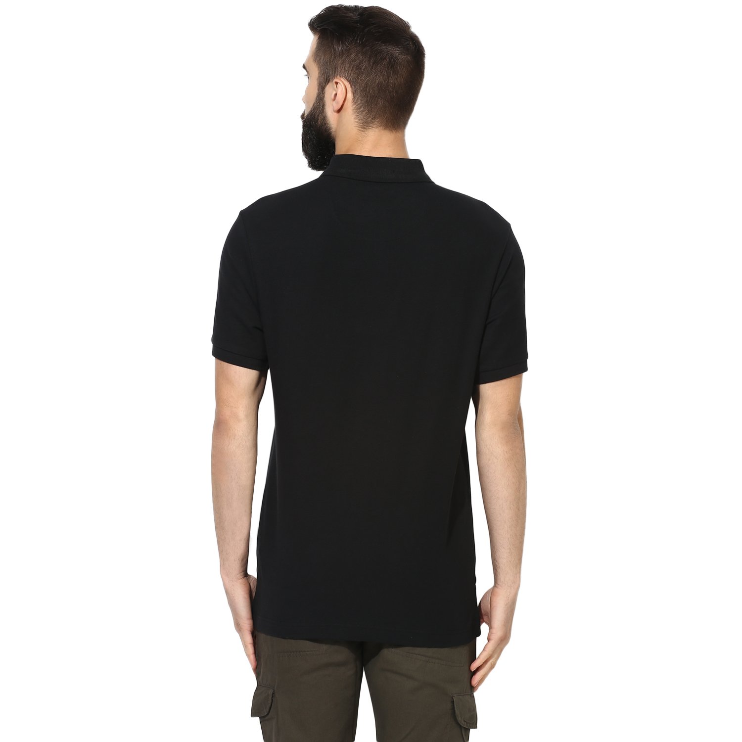 red tape men's solid regular fit t-shirt