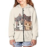 Ystardream Trendy Clothes for Teen Girls Zip Up Hoodie Crewneck Sweatshirts