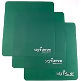 3 Flat Silicone Dehydrator Sheets Compatible With Cosori Premium CP267-FD Non Stick Dryer Mats for Jerky, Fruit, Herbs, Chips, Crackers Tray Liners