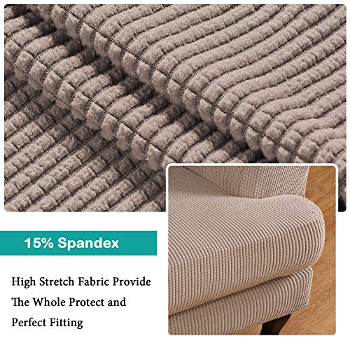 image for Turquoize Ultra Soft Stretch Wing Back Arm Chair Furniture Cover Slipc