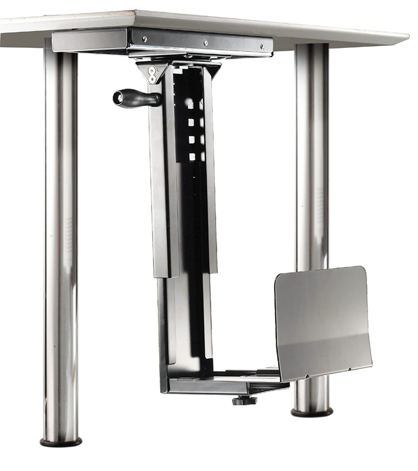 ROLINE PC support for the desk | Stable • flexible • rotatable Computer holder in silver Up to 30 Kg