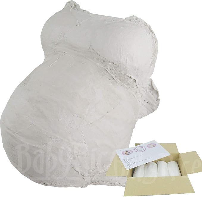 Belly Casting Kit Pregnancy Bump Plaster Cast Set of 4 Bandages and Instructions by BabyRice