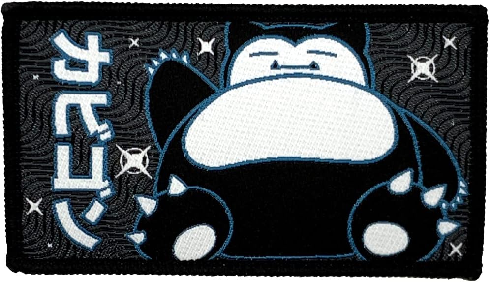 Mixed Media - Snorlax Iron-on Patch