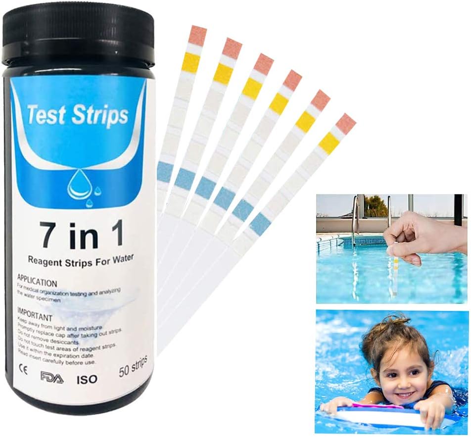 QmSki Pool Test Strips,Water Hardness Test Strips,Hot Tub Water Test ...