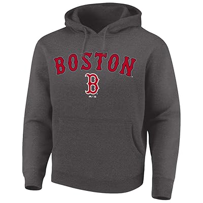 Mens Boston Red Sox Long Sleeve Pullover Fleece Jamaica Ubuy