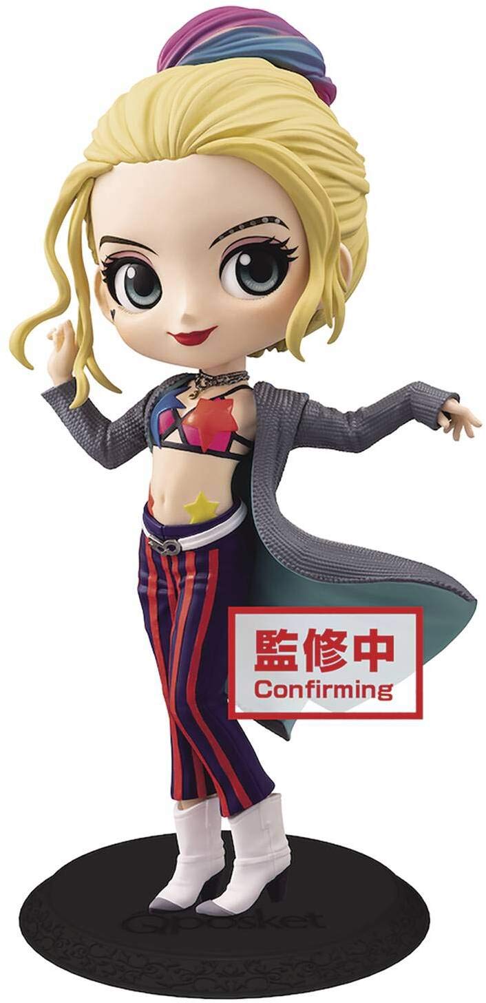 Q Posket Banpresto Birds of Prey Harley Quinn B Figure, Multi-Colour