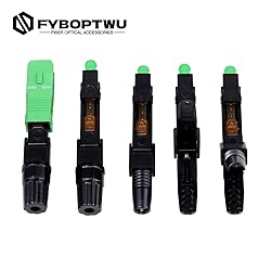 FYBOPTWU - 20 pcs SC-APC Fiber Optic Quick Assembly