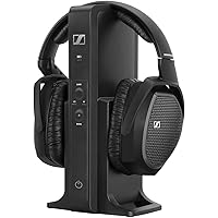 Sennheiser RS 175 RF Wireless Headphone System for TV Listening with Bass Boost and Surround Sound Modes