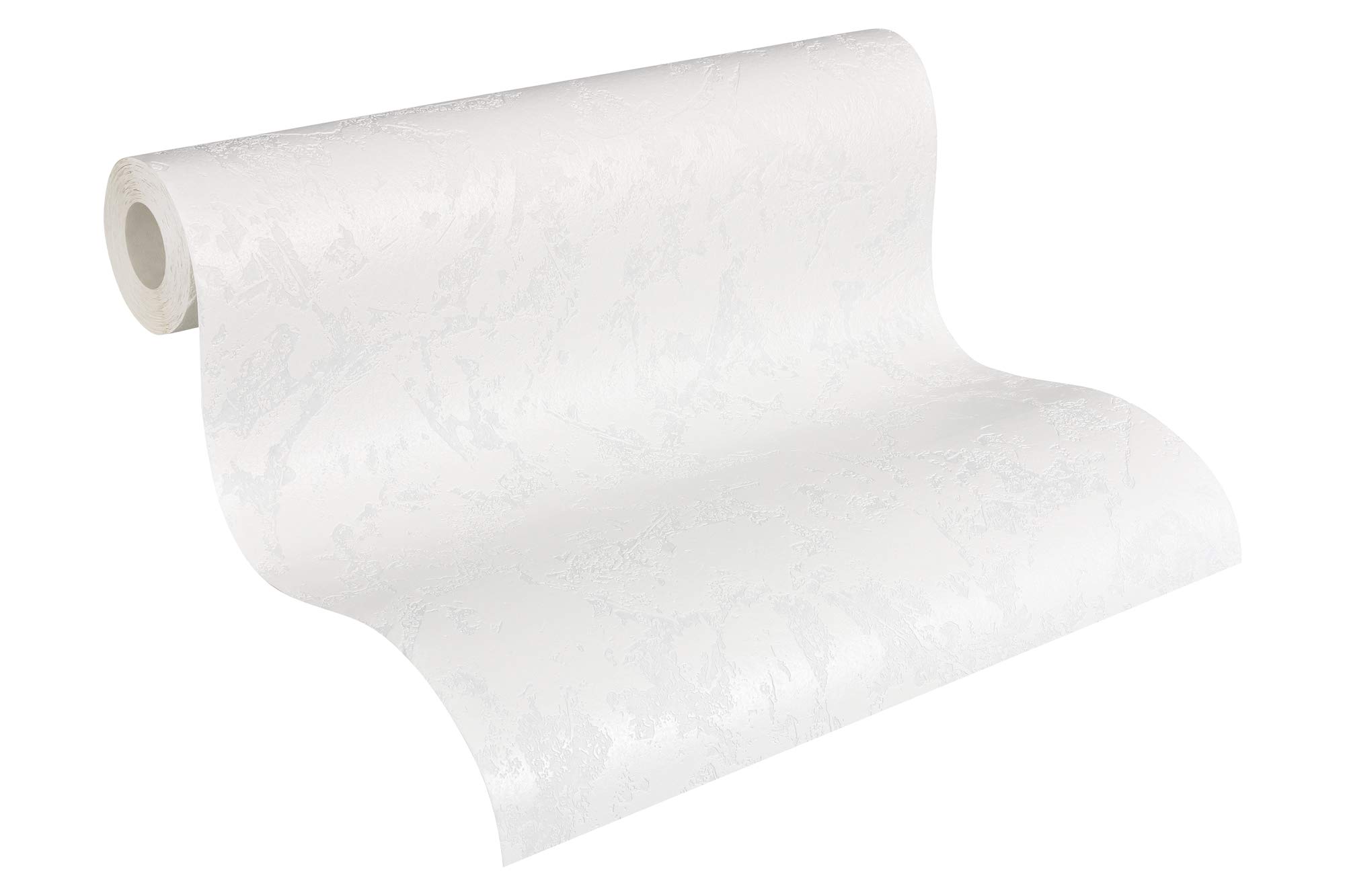 A.S. Création Paintable Non-Woven Wallpaper 10.05 x 0.53 m Made in Germany 5218 521811 White – 11