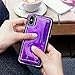 Case-Mate - iPhone X Plus Case - Squish - Fidget Case - Gel Moves When Pressed - Soft Touch - Organic Glitter Gel - Purple