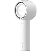 JISULIFE Mini Portable Fan-Bladeless Safe Design, Powerful Turbo Handheld Fan with 3 Speeds, USB Rechargeable, Small Pocket Design for Travel/Lash, Gifts For Girls/Women