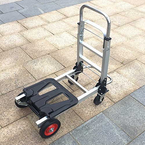FKDECHE Seven-in-one Multi-Function Shopping Cart Trolley Ladder Load 200kg Aluminum Alloy Frame - Thumbnail 7