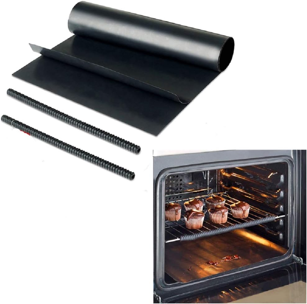 Oven Protector Set 2 x Large Non Stick Oven Liner+ 2 Oven