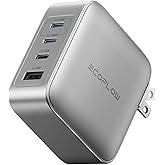 EF EcoFlow Rapid Pro Charger (140W, 4 Ports), 140W (Max) USB-C, 4-in-1 Multi-Device Charger