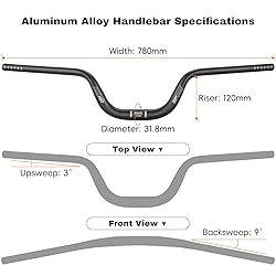 PLATT 25.4/31.8mm Mountain Bike Riser