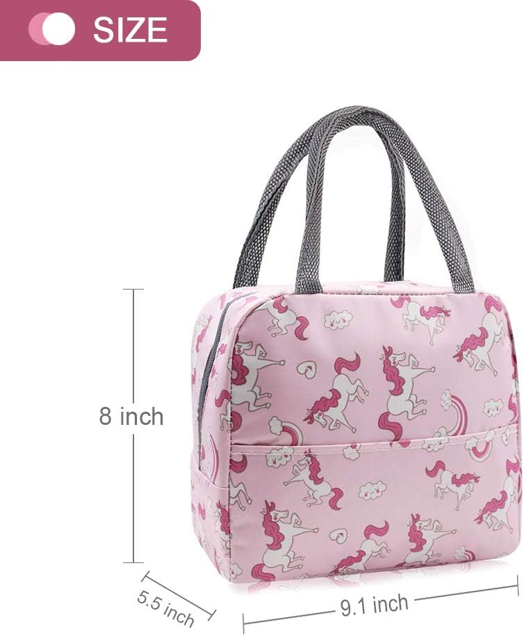 YumSur Lunch Bag Insulated Tote Bag Lunch Box Resuable Cooler Bag Lunch Container Waterproof Lunch Holder for Women,Men,Student and Kid - Image 3