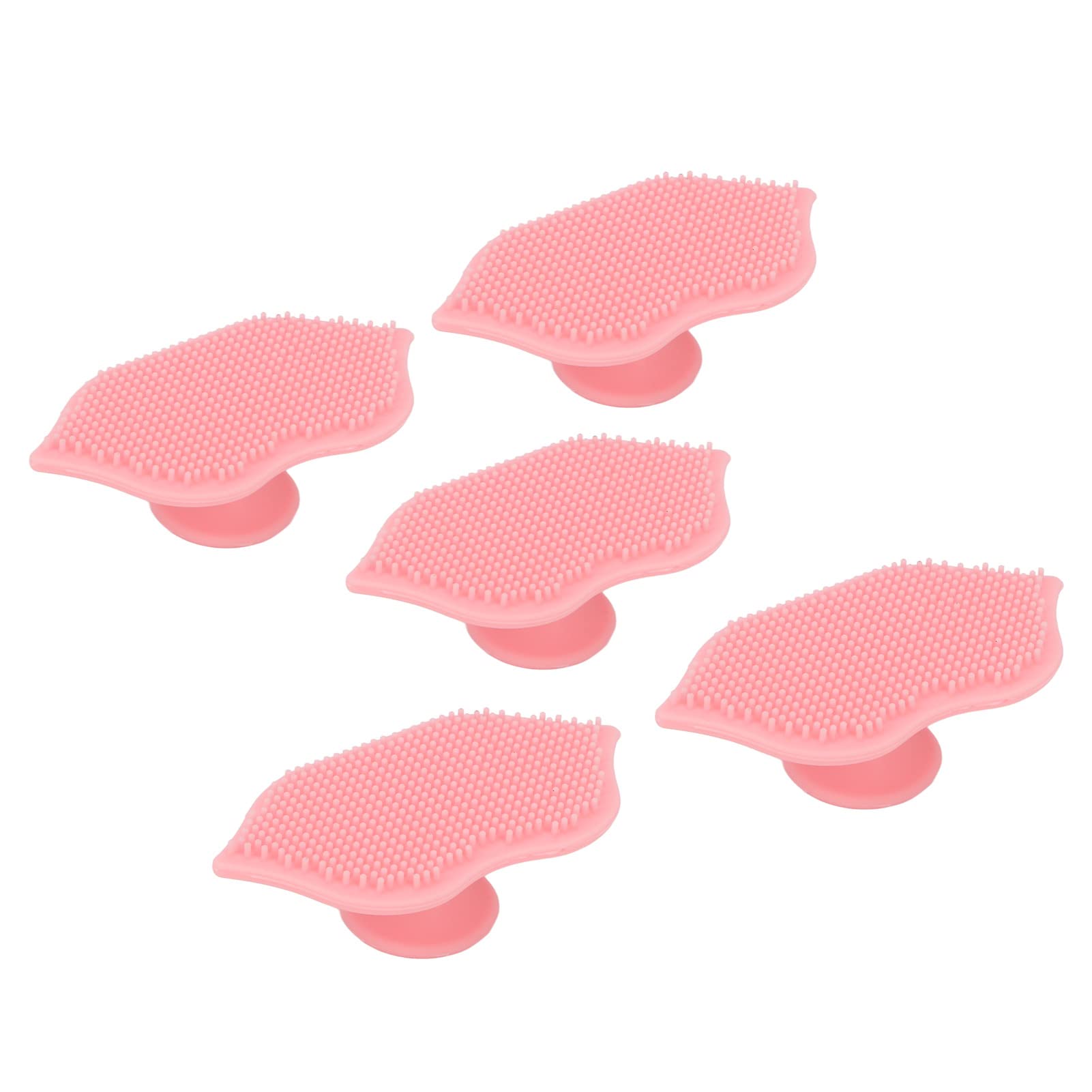 Silicone Exfoliating Lip Brush,Silicone Lip Brus, Soft Lip Brush,Silicone Lip Scrub Brush Lip Scrubber for Men Women Smoother Fuller Lip Appearance 5 PCS
