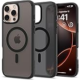 Spigen for iPhone 16 Pro Max Case, Ultra Hybrid MagFit [Anti-Yellowing] [Compatible with Magsafe] - Frost Black