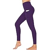 Fengbay High Waist Yoga Pants, Pocket Yoga Pants Tummy Control Workout Running 4 Way Stretch Yoga Leggings