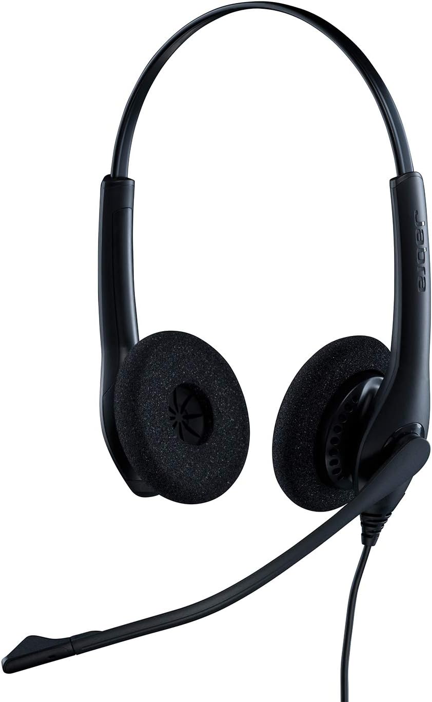 Jabra Biz 1500 Quick Disconnect OnEar Stereo Headset Corded