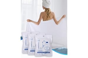 3 Pack Large Compressed Bath Towel, 55" x 27.5" - Disposable & Reusable Travel Towel for Camping, Hiking, Beach, Swimming, Gy