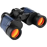 60x60 Compact Binoculars for Adult with Low Light Vision,BAK4 Prism FMC Lens HD Professional Waterproof,High Powered Easy Focus,for Bird Watching,Hunting,Traveling,Sightseeing