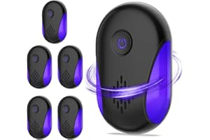 GENERIC Upgraded Ultrasonic Repeller 6 Pack,Indoor Ultrasonic Repellent, Electronic Plug in Pest Control for Bugs,Mosquito,Roach, Ant, Rodent, Mouse, Spider Repellent for House, Warehouse, Garage
