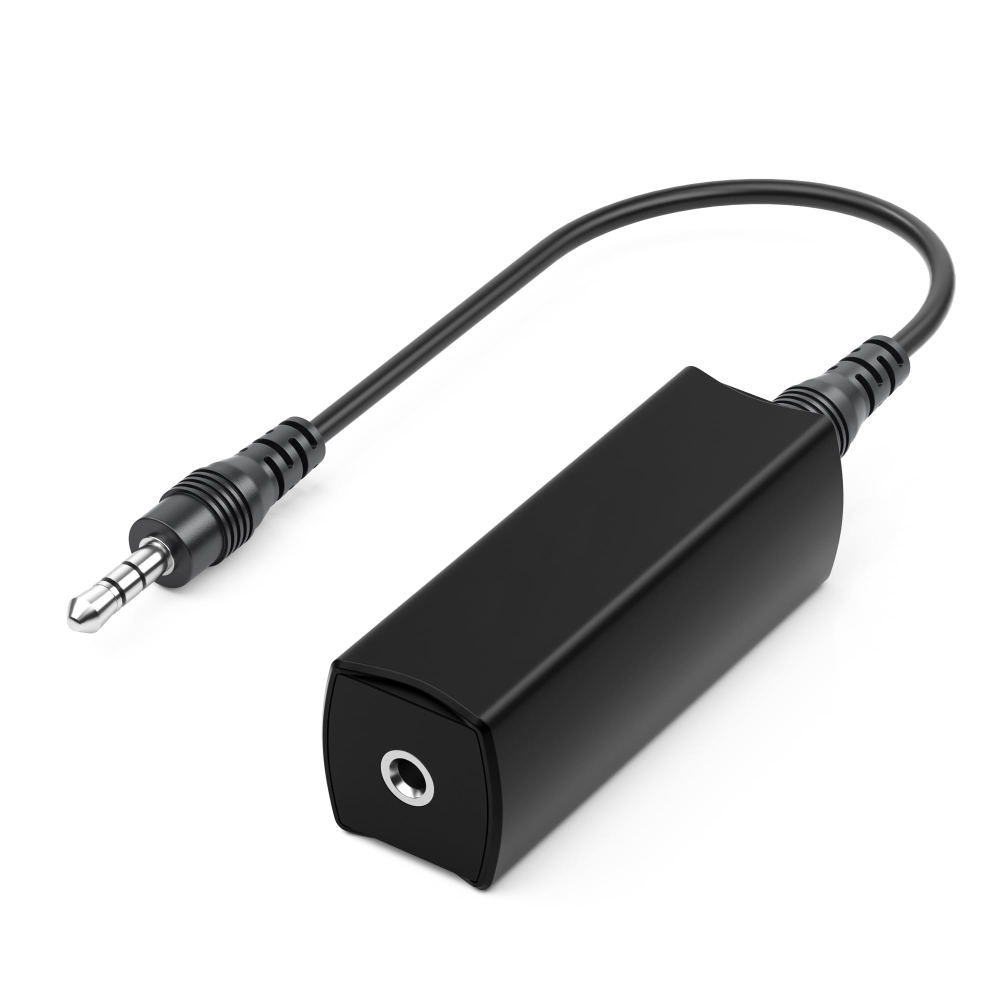DriverGenius HumShield Series | 3.5mm Ground Loop Noise Isolator, Hum & Buzz Noise Eliminator for Car Audio, Home Hi-Fi & Desktop Speakers (Passive TRS, 1-Pieces/Package)