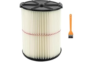 Replacement Filter Fit for Craftsman CMXZVBE38754 Red Stripe General Purpose Wet Dry Vac Replacement Filter for 5 to 20 Gallo