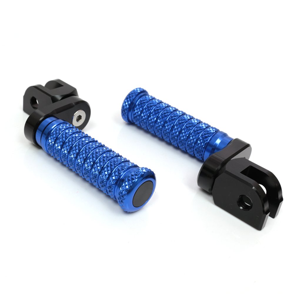 POLE Black CNC 40mm Extension Riser Front Foot Pegs For Suzuki GSX