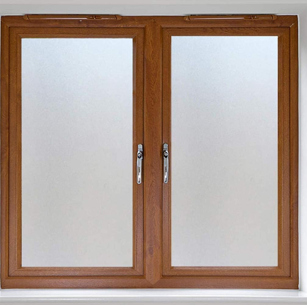 Artviva Etched Glass Window Film Self Adhesive Privacy Vinyl Film Frosted Window Treatment for Home/Bathroom/Office Privacy Protection/Decoration-Heat Control, Anti-UV, Easy Installation 17.7"x158"