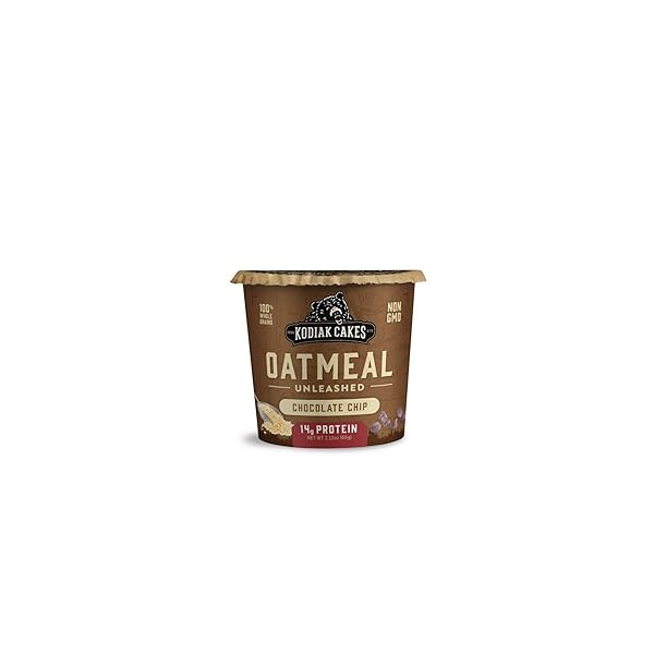 KODIAK INSTANT PROTEIN CHOCOLATE CHIP OATMEAL IN A CUP, 2.12 OUNCE