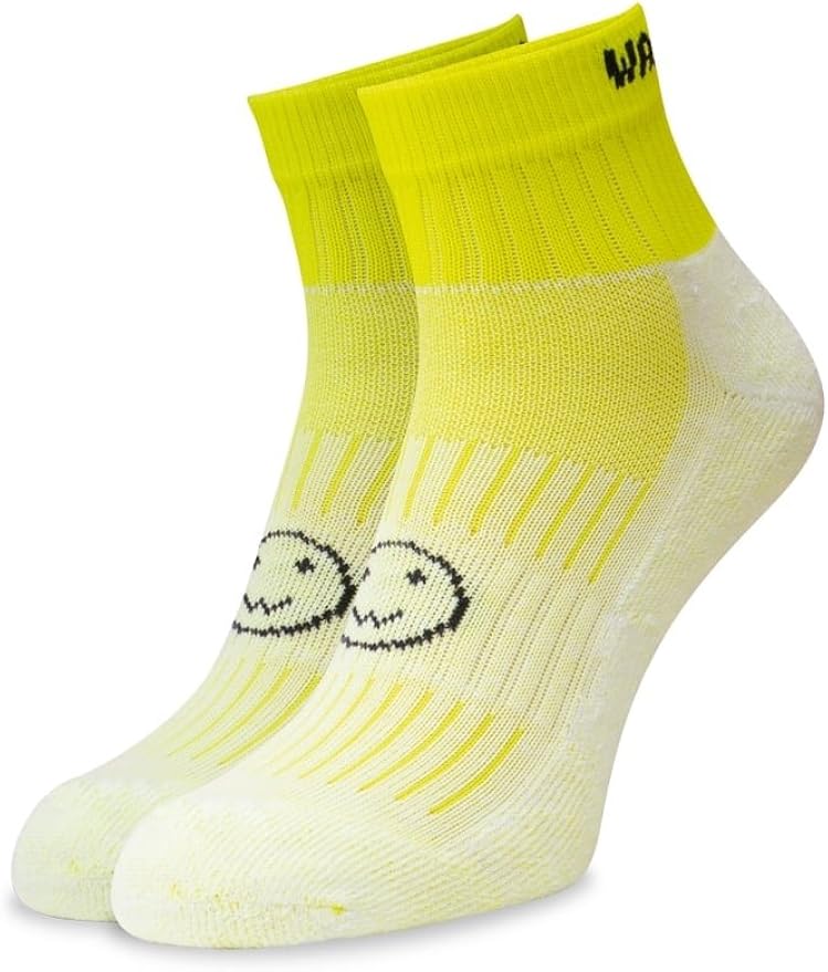 WackySox Ankle Running Socks Bright Yellow Amazon.co.uk Clothing