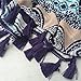 Chalier Womens Striped Chiffon Swimwear Bikini Swim Beachwear Swimsuit Cover up, One Size, B-geometric Patterns