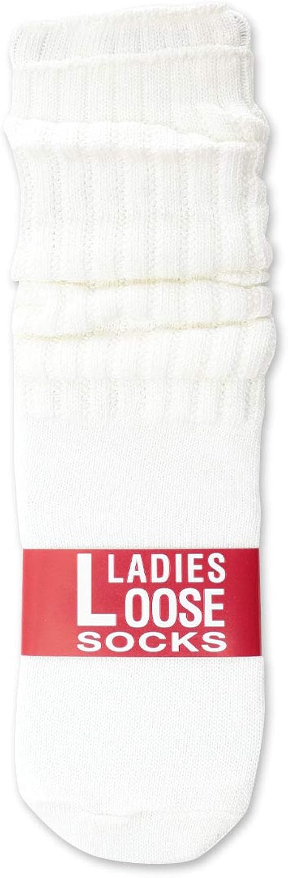 Amazon レディース カラールーズソックス 001 白 23 25cm Im024 靴下 通販